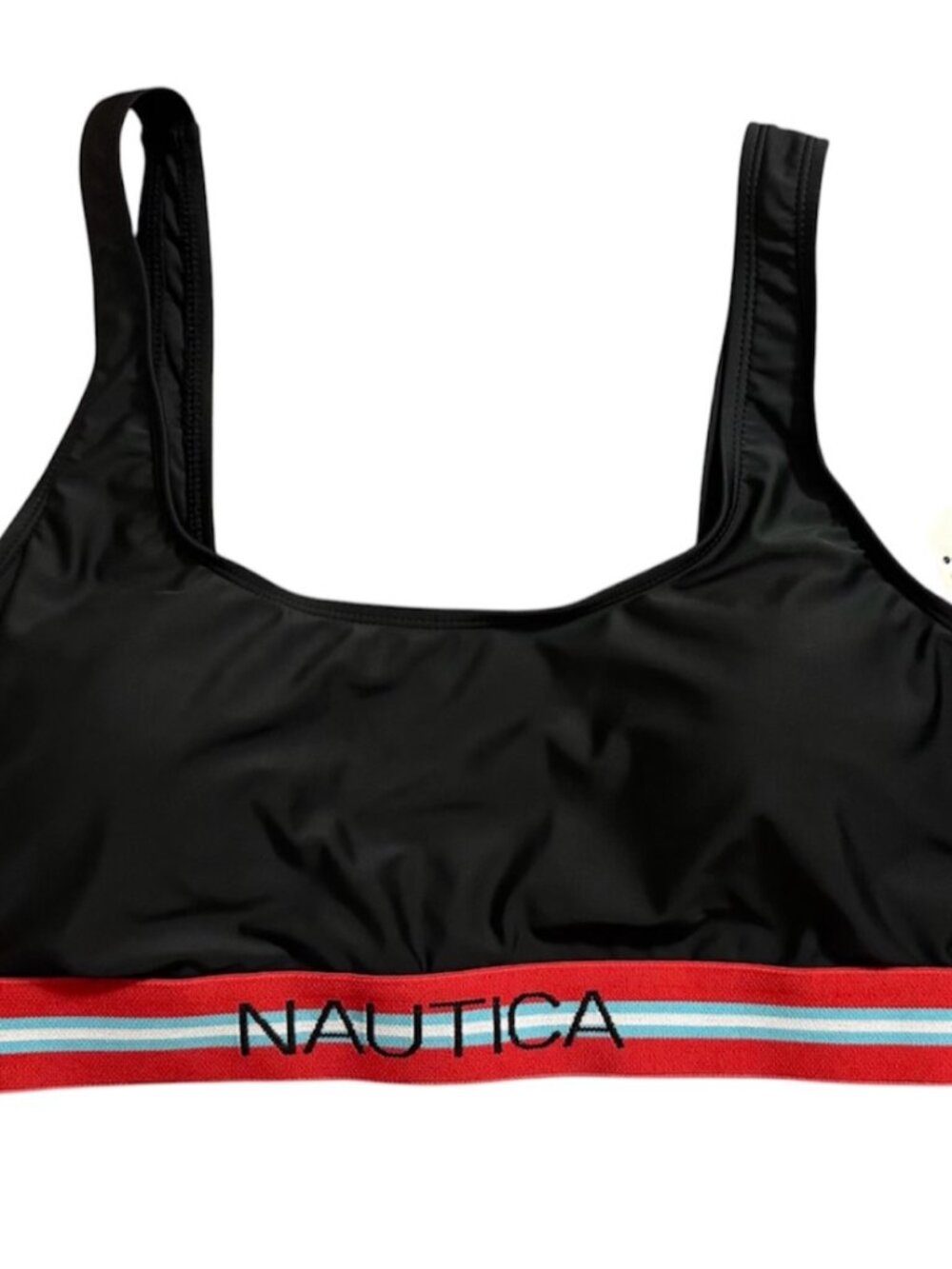 Nautica XL Black Sports Bra New With Tags $58 Retail